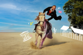 cheval au galop