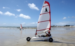 Char à voile plage Lorient