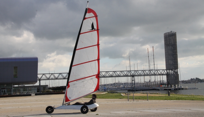 Char à voile plage Lorient