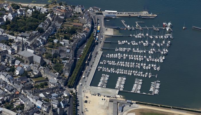 vue aérienne Port-Louis