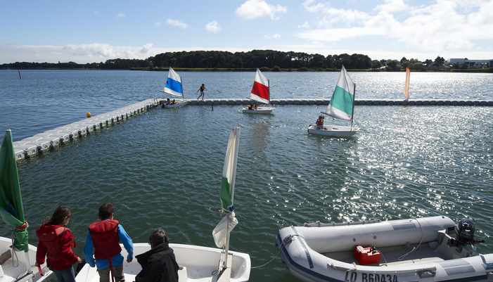 Baptêmes en Optimist à la Cité de la Voile