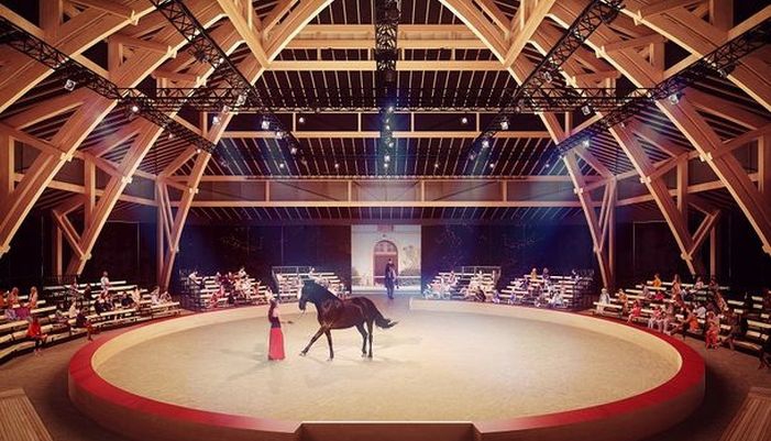 écrin, salle de spectacles équestres