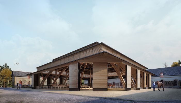 salle de spectacles équestres