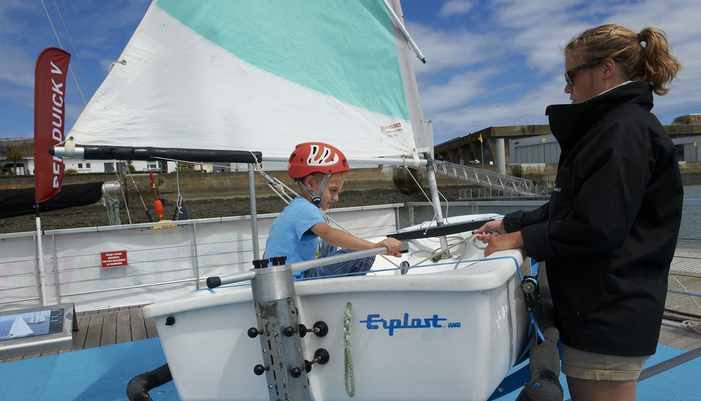 Simulateurs de dériveurs à la Cité de la Voile